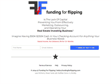 Tablet Screenshot of fundingforflipping.com